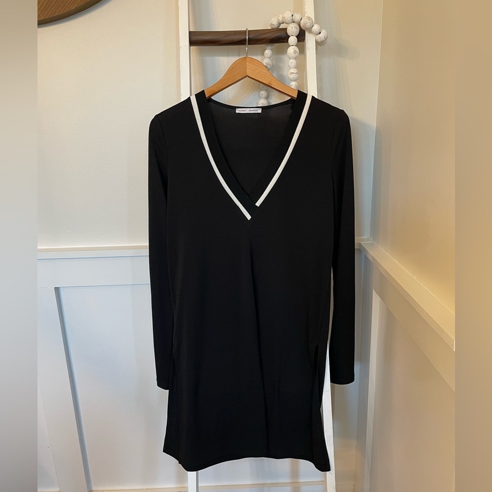Zara long sleeve tunic top, size S